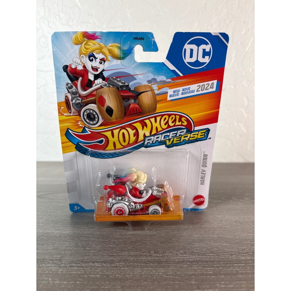 Hot‎ Wheels RacerVerse DC Comics Harley Quinn New 2024 Diecast Toy Car